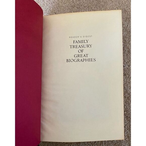 Readers Digest Family Treasury Of Great Biographies 1st Edition Hardcover Book - Picture 8 of 10